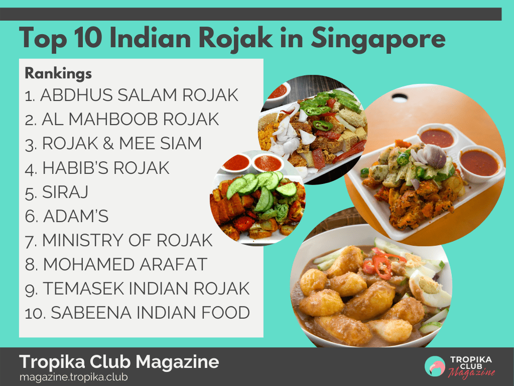 Top 10 Indian Rojak in Singapore