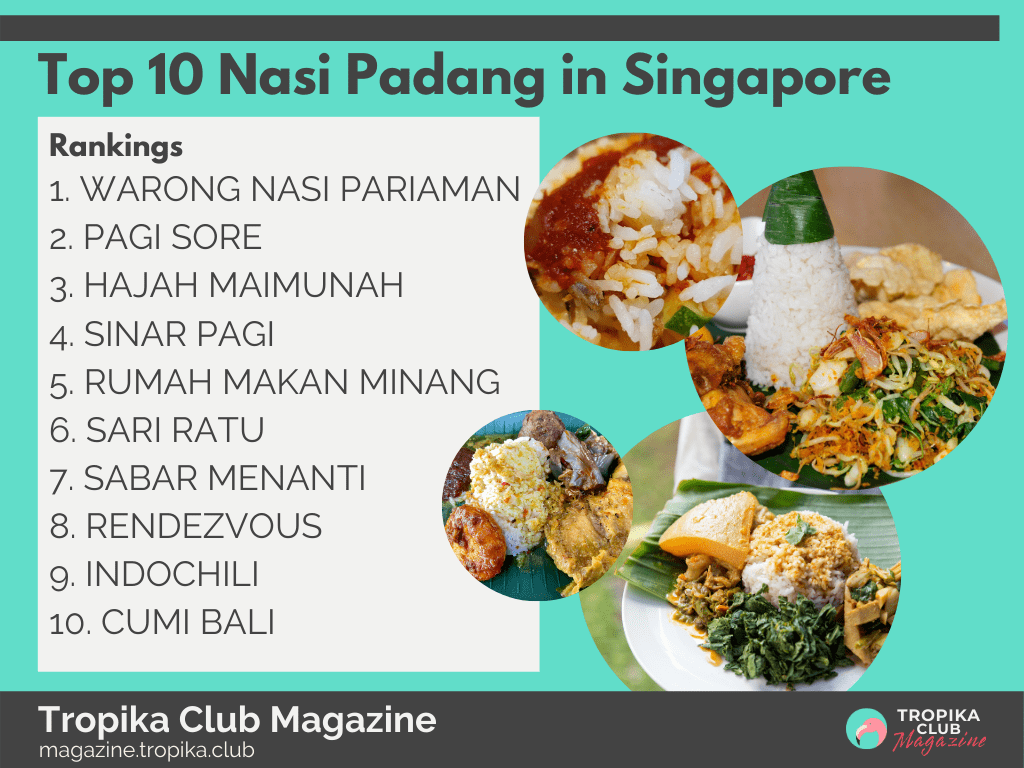 Top 10 Best Nasi Padang in Singapore