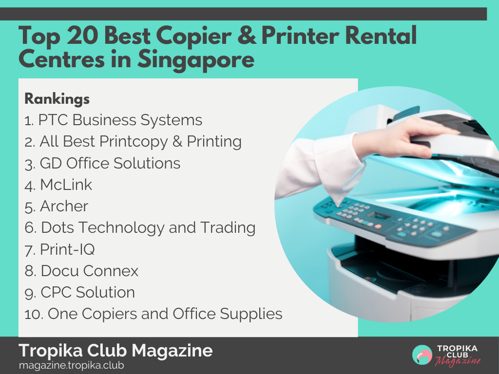 2021 Tropika Magazine Image Snippet - Top 20 Best Copier & Printer Rental Centres in Singapore