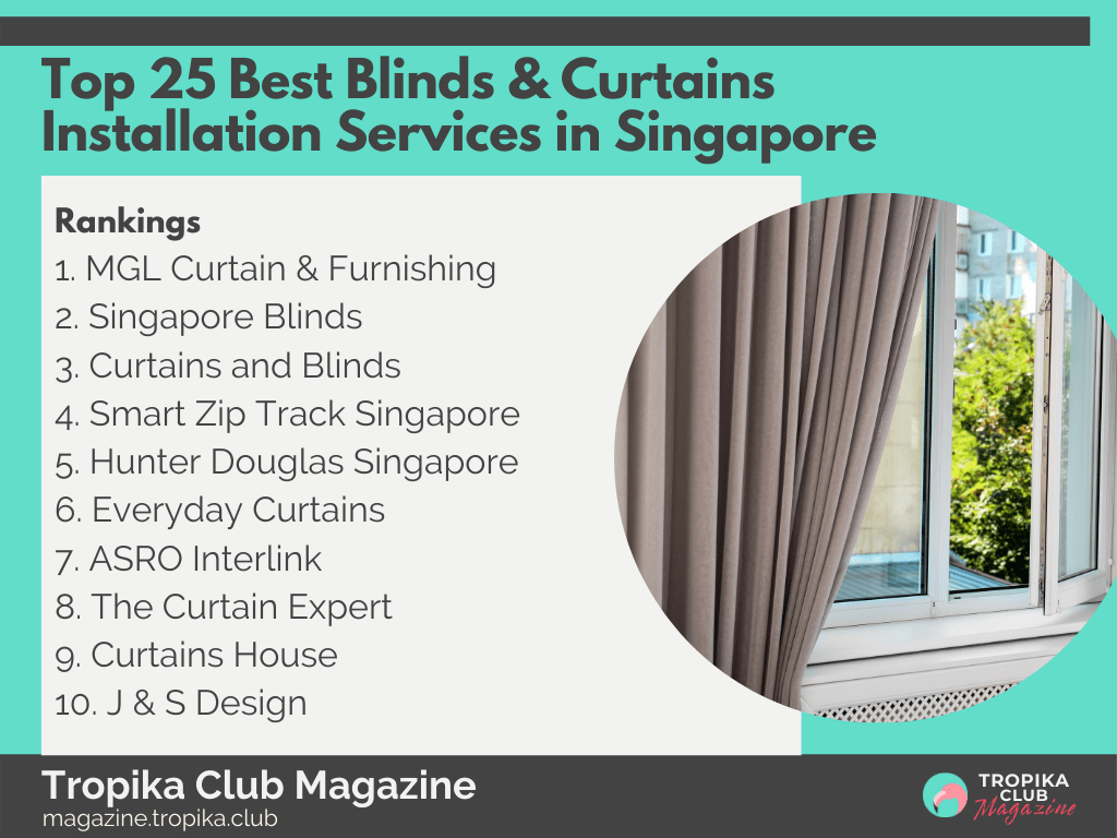 Top 25 Best Blinds & Curtains Installation Services in Singapore